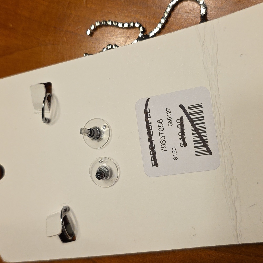 NWT Free People Black Ear Party Earrings - Picture 8 of 9